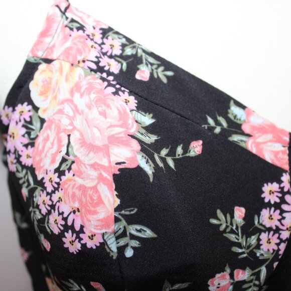 Lily Rose Pink Floral Print Dress - Size Large - Picture 2 of 12